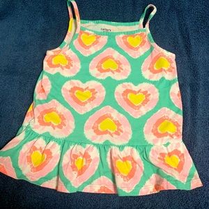 Carters girls tank top. Perfect condition size 6